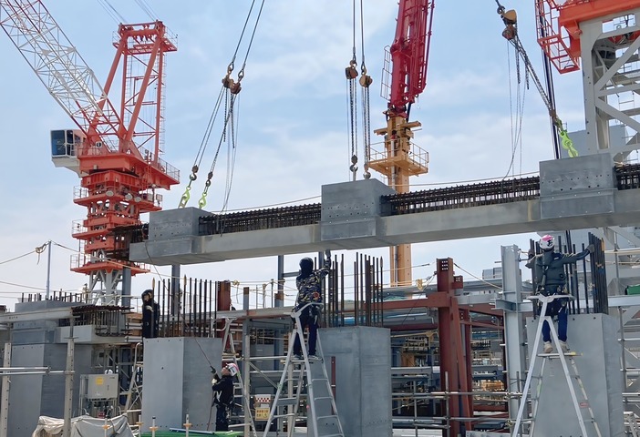 加門組が手がけた建設現場